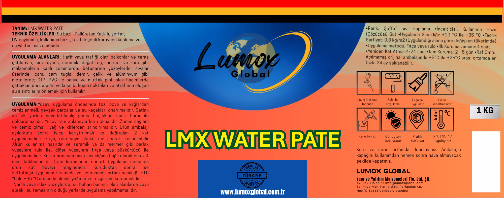 LMX Water Pate - Görsel 2